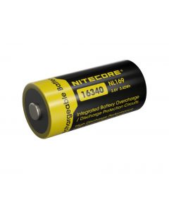 Nitecore NL169 Oplaadbare 16340 Li-Ion batterij 950mAh