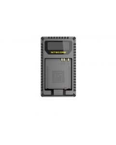 Nitecore UL109 USB Oplader voor Leica Batterij BP-DC15-E en Panasonic Batterij DMW-BLE9