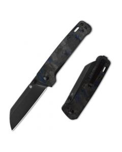 QSP Knife Penguin Shredded CF Black/Blue Stonewash Zwart